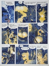 Christian Maucler - LES ENQUÊTES DU COMMISSAIRE RAFFINI   T8 LES EAUX MORTES  couleur directe - Planche originale