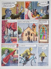 Christian Maucler - LES ENQUÊTES DU COMMISSAIRE RAFFINI   T8 LES EAUX MORTES  couleur directe - Planche originale