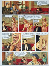 Christian Maucler - LES ENQUÊTES DU COMMISSAIRE RAFFINI   T8  LES EAUX MORTES couleur directe - Planche originale