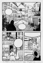 Tronchet - Le Quartier Évanoui - Planche originale