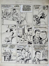 Gérald Forton - LES BELLES HISTOIRES DE L'ONCLE PAUL : HEROS DE L'AIR A 20 ANS planche originale - Planche originale