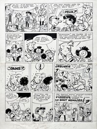 Greg - Rock Derby (Les Voleurs de poupées - planche 6) - Planche originale