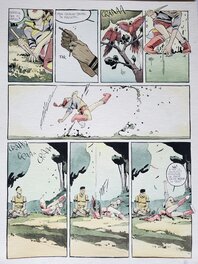 Merwan - MECANIQUE CELESTE T1 planche originale couleur - Comic Strip