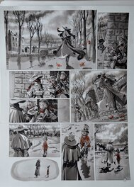 Tiburce Oger - L'enfer pour aube tome 1 page 34 - Planche originale