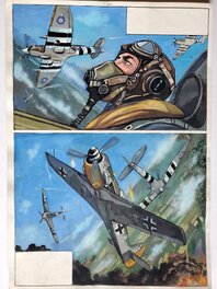 Biggles - Planche originale