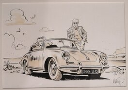 Simon Van Liemt - Ric Hochet et Nadine - Original Illustration