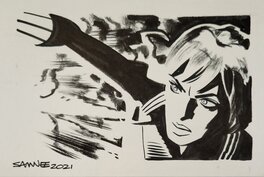 Chris Samnee - Black Widow - Original Illustration