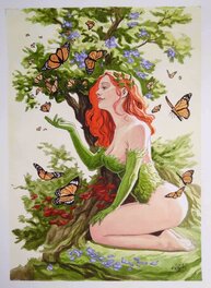 Luca Erbetta - Poison Ivy par Luca Erbetta - Original Illustration