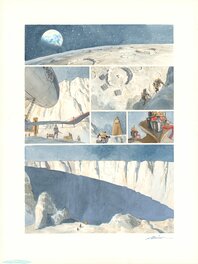 Planche originale - Le château des étoiles (T4) - Un Français sur Mars