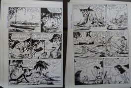 Bertrand Charlas - Zembla  " SOS sur le Fleuve " 1968 - Comic Strip