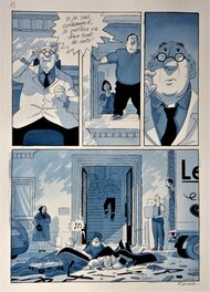François Ravard - » La loi des probabilités  » – Planche originale n°  – Pascal Rabaté (Scénario) | François Ravard (Dessin, Couleurs) - Comic Strip