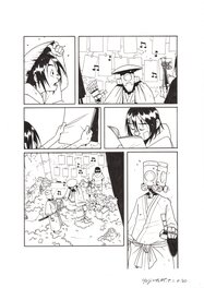 Planche originale - Planche originale de la page 70 du tome 1 Yojimbot