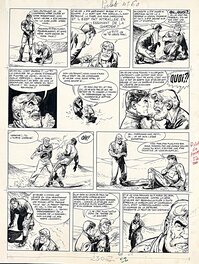 Albert Uderzo - Tanguy & Laverdure p33 T2 - Planche originale