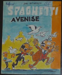 Spaghetti à Venise - Projet de couverture Spaghetti à Venise - Projet de couverture