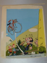 Spaghetti - Le rendez-vous des cyclistes - Mise en couleurs Spaghetti - Le rendez-vous des cyclistes - Mise en couleurs