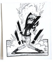 oTTami - Dessin original de l'Inktober 2023 : Naruto par oTTami ! - Illustration originale