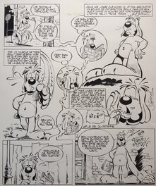 Henri Dufranne - Dufranne, Gai-Luron, Gag Pastiche Docteur Justice, Pif Gadget#292, 1974. - Comic Strip