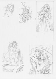 Crayonné de recherche pour les retouches Crayonné de recherche pour les retouches