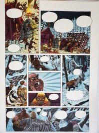 Olivier Milhiet - SOOGUE planche originale couleur - Comic Strip