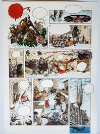 Olivier Milhiet - SPOOGUE  couleur directe - Planche originale