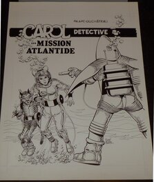 Eddy Paape - Carol détective - Couverture tome 2 - Original Cover