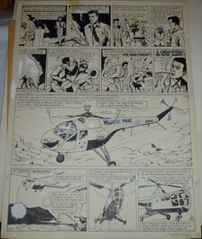 Albert Weinberg - Dan Cooper - Le triangle bleu - Planche originale 10 - Comic Strip