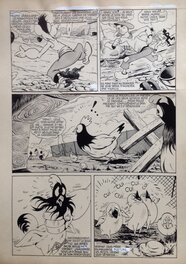 André Rey - André Rey ( Atelier Chott ) Planche Originale 2 Cap' tain Paf 4 Sport santé - Humour Bd Rc 1952 Pierre Mouchot ( très Calvo ) - Comic Strip