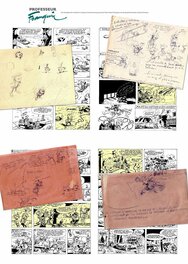 Autres croquis de Franquin, extrait du TL du Faiseur d'or (éd. Black & White) Autres croquis de Franquin, extrait du TL du Faiseur d'or (éd. Black & White)