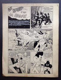 La planche originale 1 au format entier de 23.5 X 30.5 Cm La planche originale 1 au format entier de 23.5 X 30.5 Cm