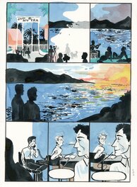 Comic Strip - Jean Cocteau & Jean Marais. Les choses sérieuses - Planche Originale 101