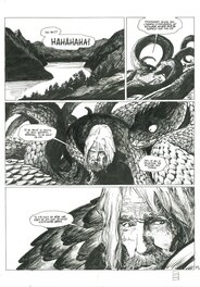 Planche originale - Thorgal Saga : Adieu Aaricia - Pl 99