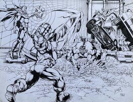 Jose Luis - Spider-Man ,Hulk, Magneto, Le Fleau - Comic Strip
