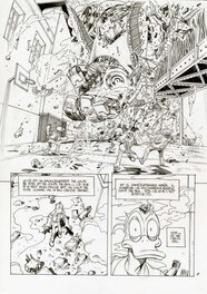 Vince - Donjon Antipodes + T10000, Rubéus Khan - Planche originale 17 - Comic Strip