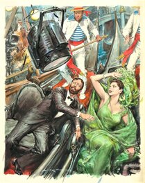 Walter Molino - Un jour à Venise - Original Illustration