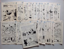 Morante José ( Atelier Chott ) Johnny Pistol 25 Planche Originale épisode complet Fantasia 25 Western Bd 1959 S.E.R Petit Format