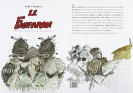1re et 4e de couvertures de l'intégrale italienne du "Fanfaron" avec zoulous (2014). 1re et 4e de couvertures de l'intégrale italienne du "Fanfaron" avec zoulous (2014).