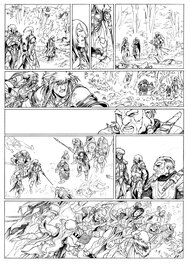 Stéphane Bileau - Elfes t13 page 18 - Comic Strip