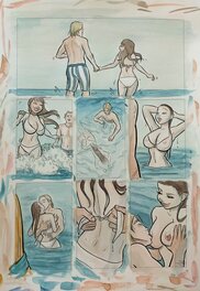 SaraH con Hache - Dans le silence de ton regard p.41 - Planche originale