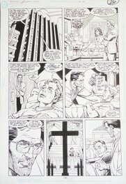 Dan Jurgens - Superman 470 - Planche originale