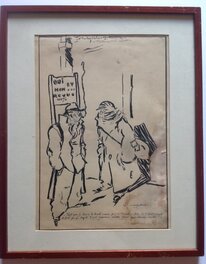 L'original de Robert Black encadré par Louis Forton ( provient de sa sucession ) ....