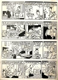 Willy Vandersteen - Suske en Wiske - V45  Het Hondenparadijs - Planche originale