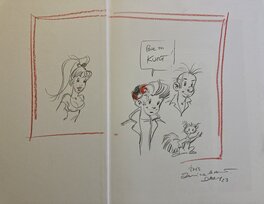 Dany - Dedicace Spirou - Planche originale