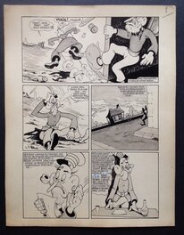 La planche originale 7 au format entier de 23.5 X 30.5 Cm La planche originale 7 au format entier de 23.5 X 30.5 Cm