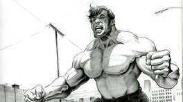 David Jouvent - Hulk - Illustration originale