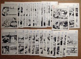 Péguet Francis (Atelier Chott) Black Boy (Fantax) 35 Planche Originale épisode complet Fantasia 23 , Bd 1959 S.E.R Petit Format