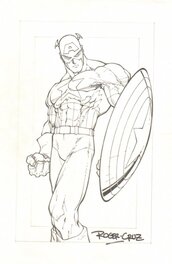 Roger Cruz - Captain America - Illustration originale