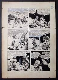 La planche originale 33 du HUMO 6 de Aout 1954 au format entier de 25 X 35 Cm