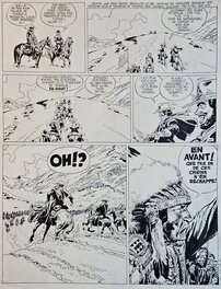 Planche originale - 1968 - Blueberry : Général Tête Jaune