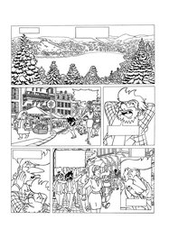 Rudy Lespinet - Planche originale 20 "Les Pieds Nickelés" - Comic Strip