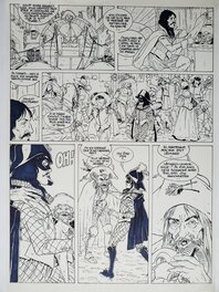 Brice Goepfert - LE FOU DU ROY T6 LE BARON DE MOLIERE - Planche originale